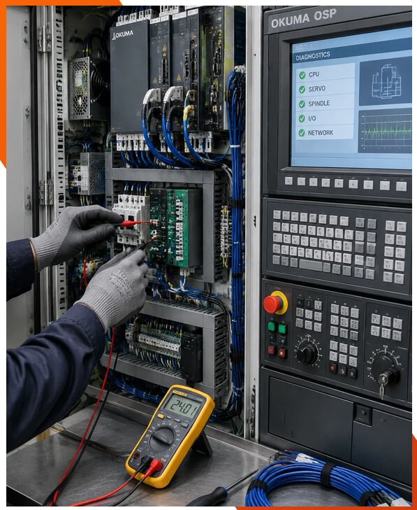 Ремонт систем ЧПУ Okuma OSP в Костроме
